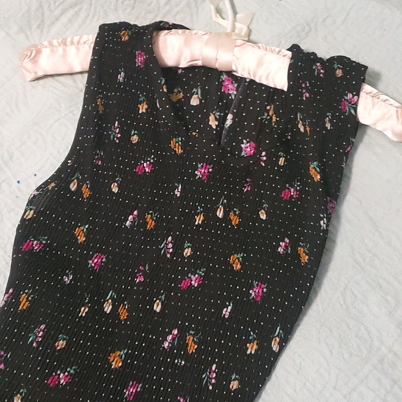 90s sheer floral midi dress - Picture 4 of 5